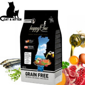   Средиземноморска храна HappyOne MEDITERRANEUM CAT & KITTEN за котенца и пораснали котки с  пилешко месо, сардини, зехтин, яйца и нар, БЕЗ зърно